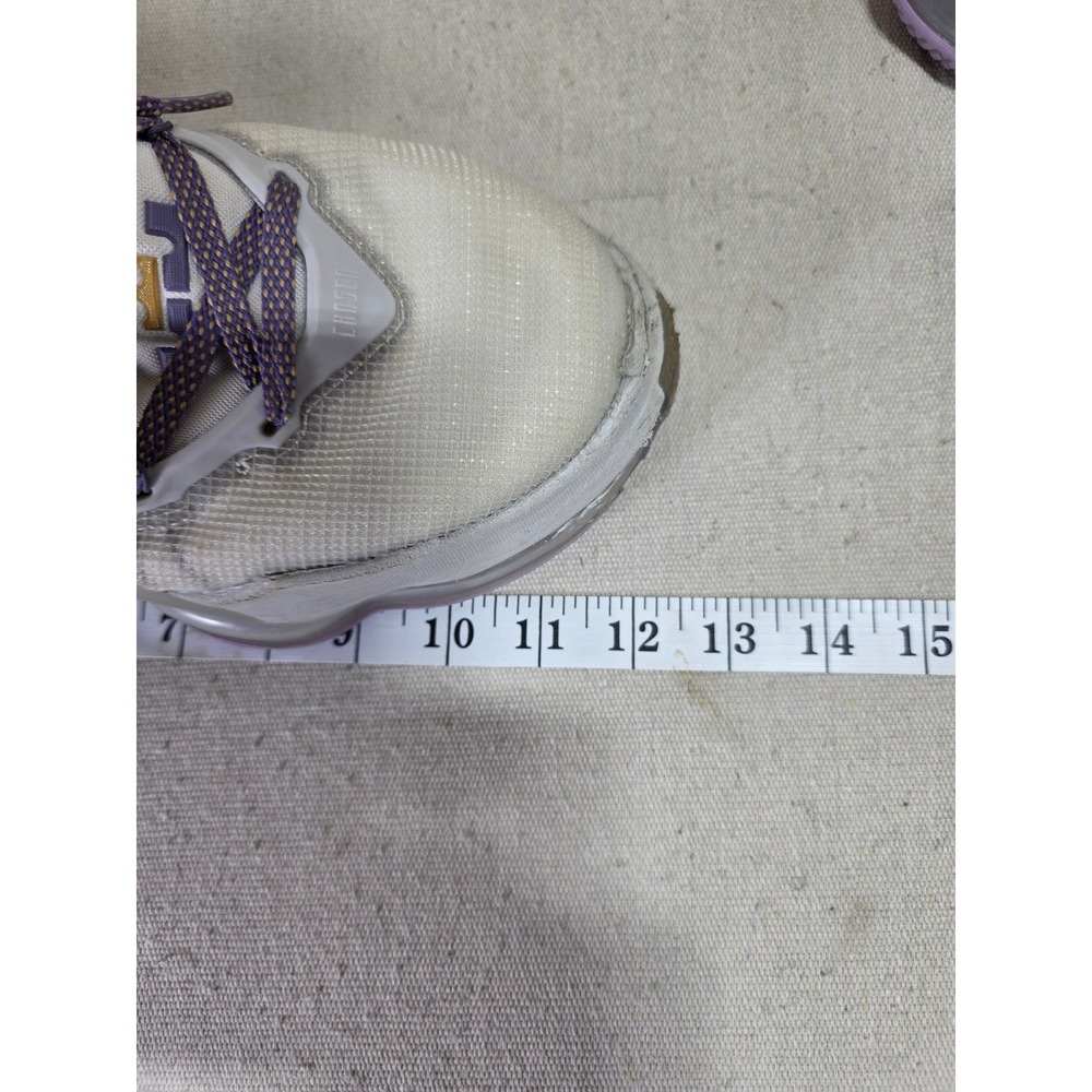 Nike LeBron 19 Low Pearl White Lilac CZ0203-004 Mens 11.5 Basketball Shoes - Picture 7 of 7
